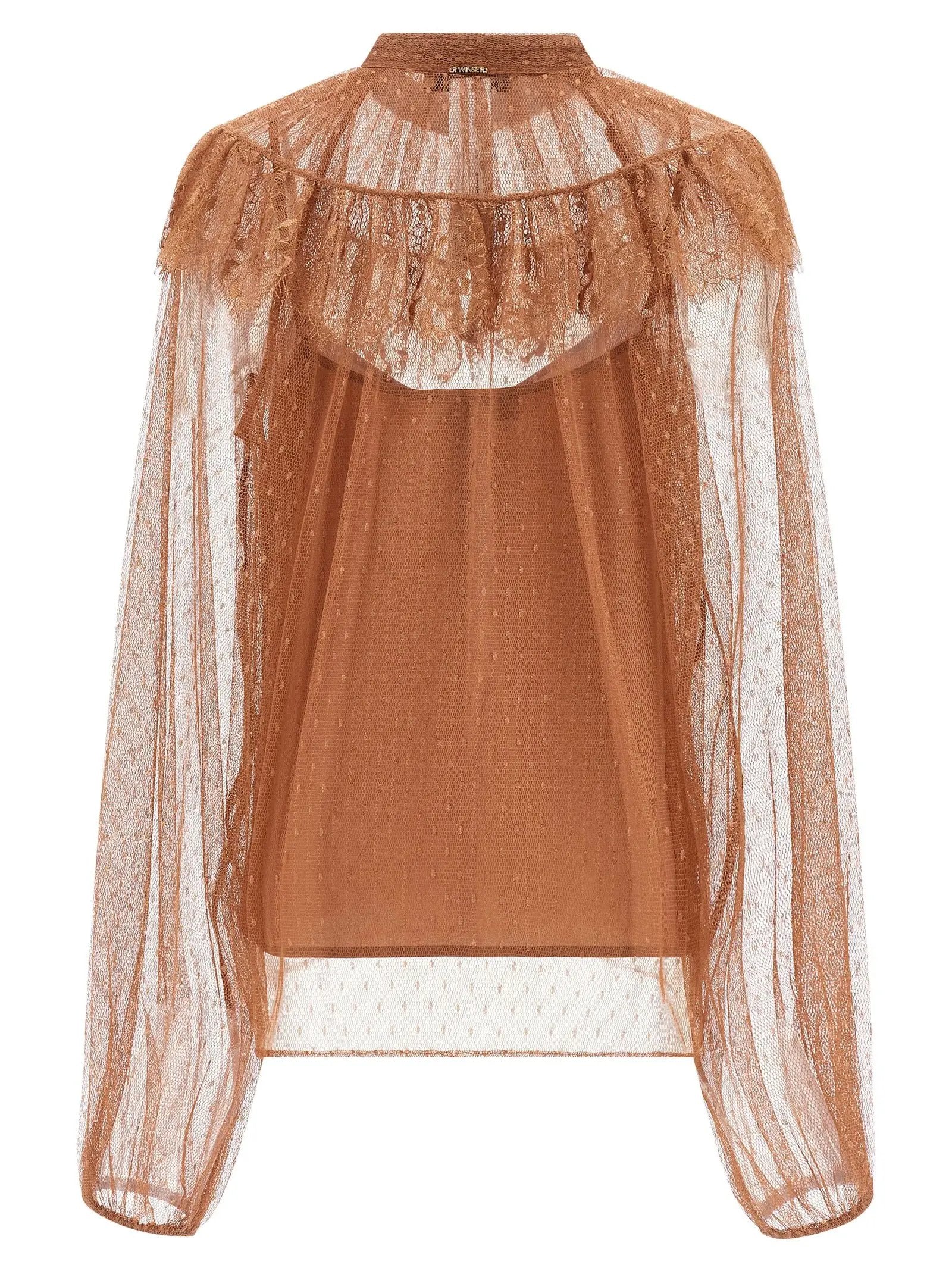 Twinset Brown Polyester Blouse