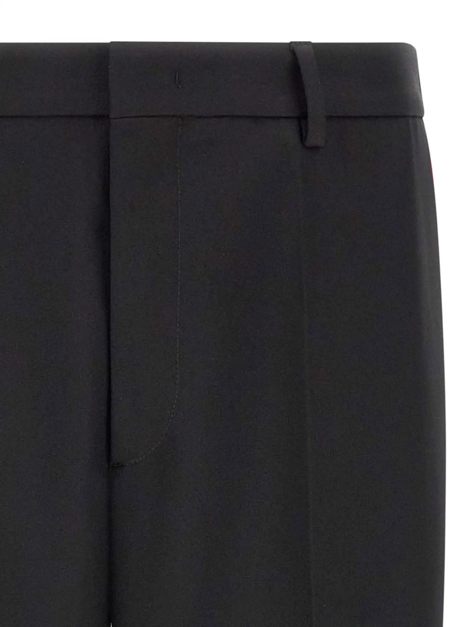 Jil Sander Black Polyester Dress Pants