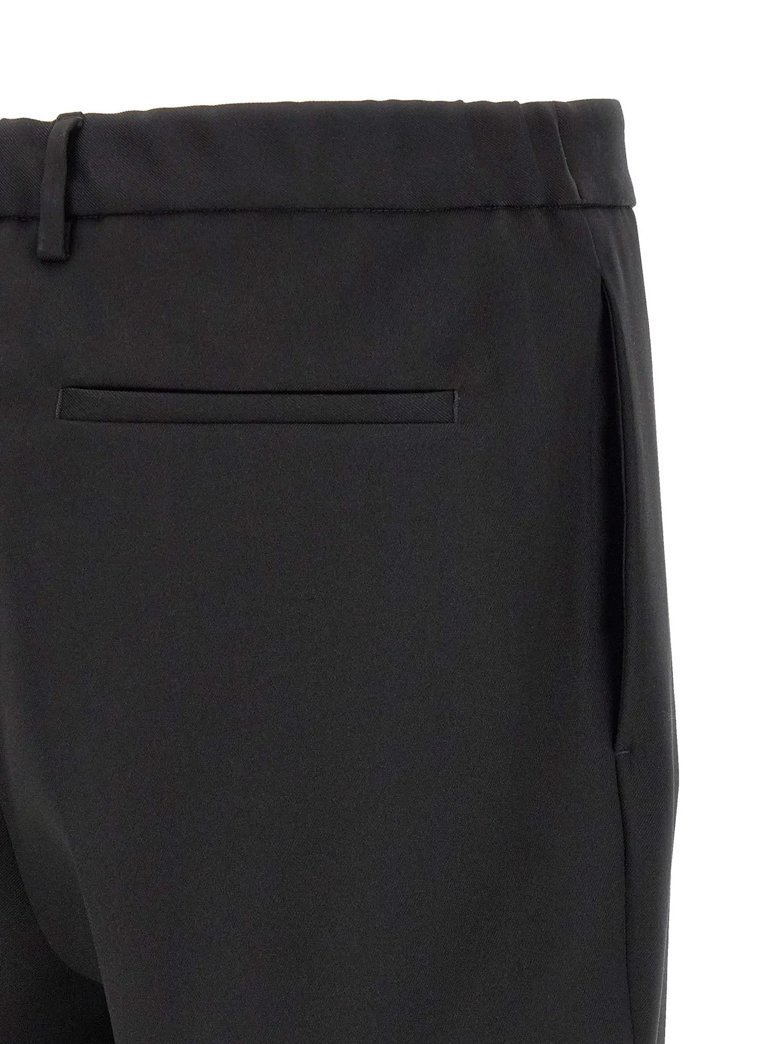 Jil Sander Black Polyester Dress Pants