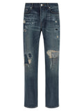 J.W.Anderson Blue Cotton Straight-Leg Jeans