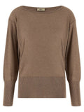 Herno Brown Viscose Cardigan