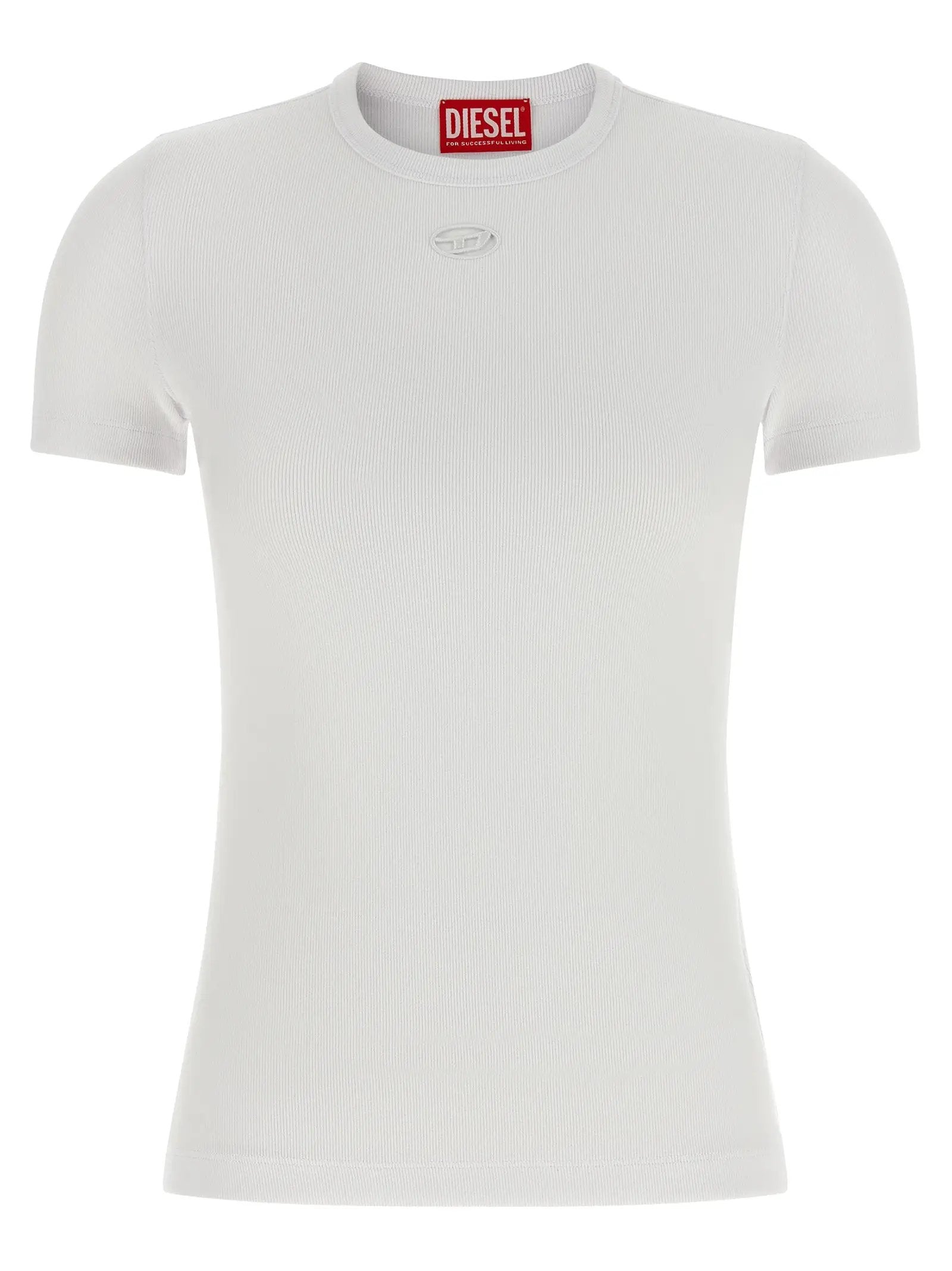 Diesel White Cotton T-Shirt