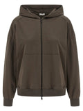 Brunello Cucinelli Brown Cotton Hoodie