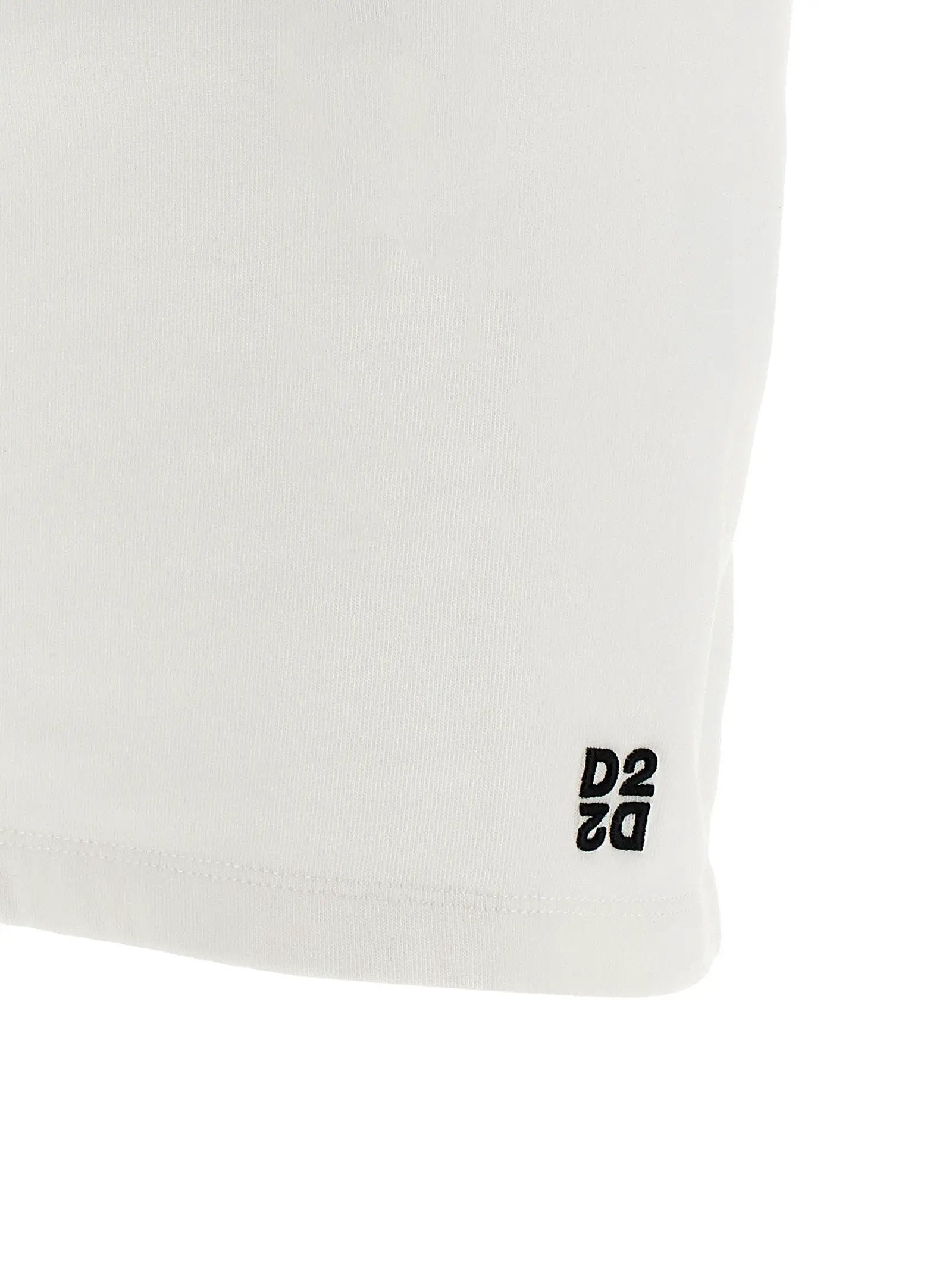 Dsquared² White Cotton Short Dress