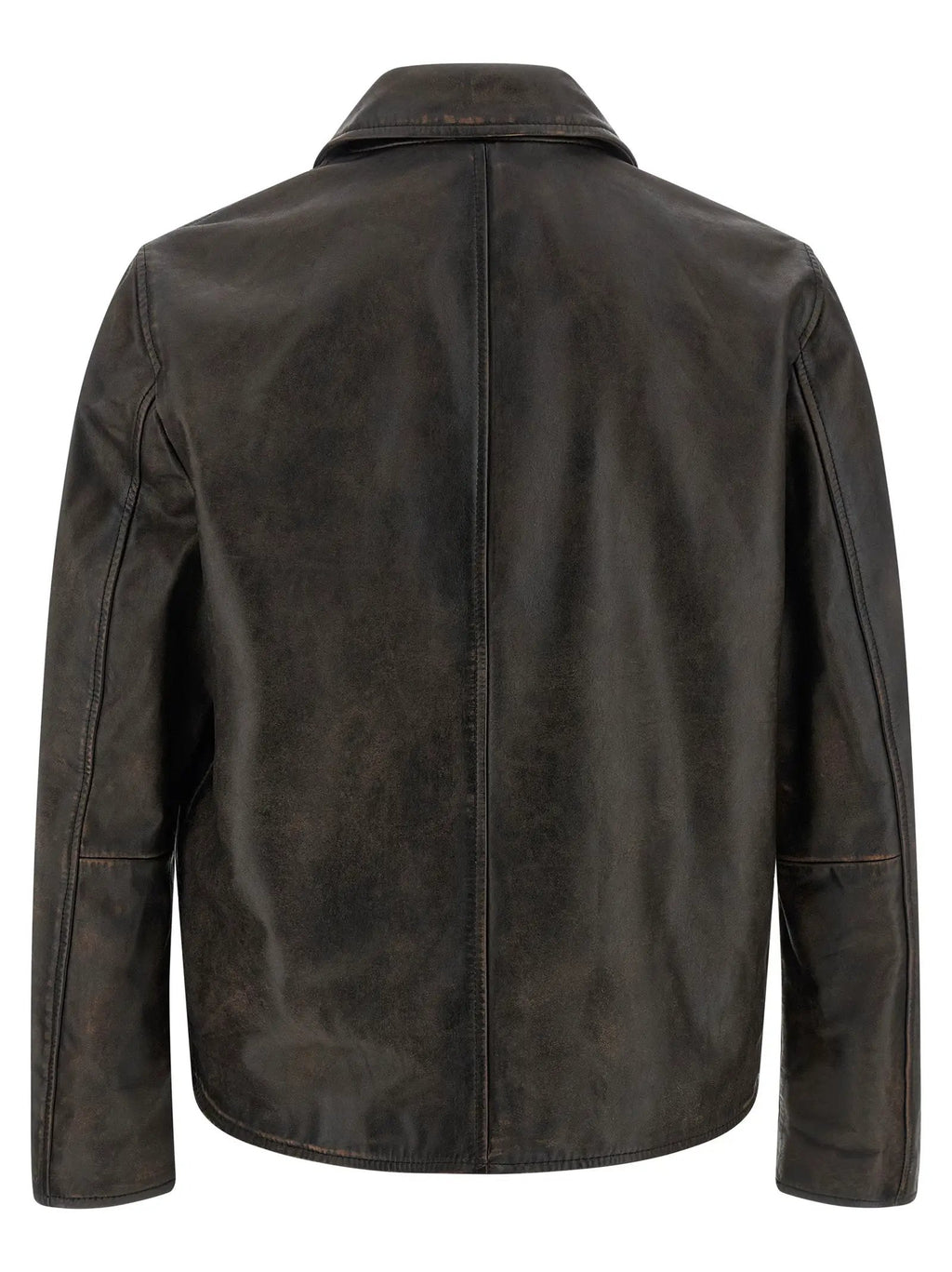 Diesel Brown Cowhide Leather Jacket