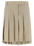 Thom Browne Beige Cotton Long Skirt