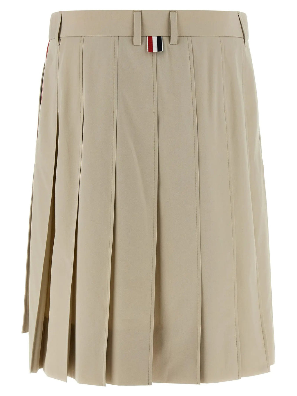 Thom Browne Beige Cotton Long Skirt