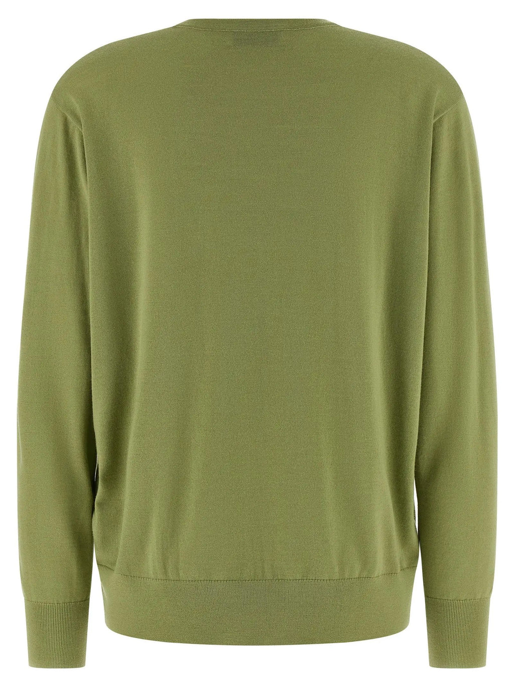 Dries Van Noten Bicolor Merino Wool Cardigan