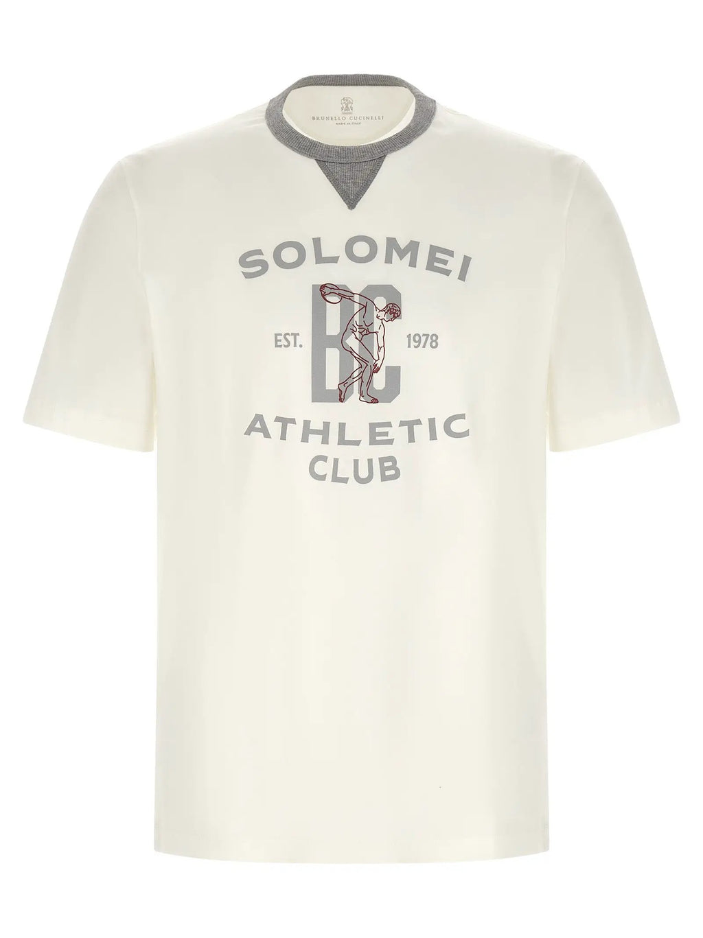 Brunello Cucinelli White Cotton T-Shirt