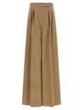 Max Mara Brown Virgin Wool Casual Pants