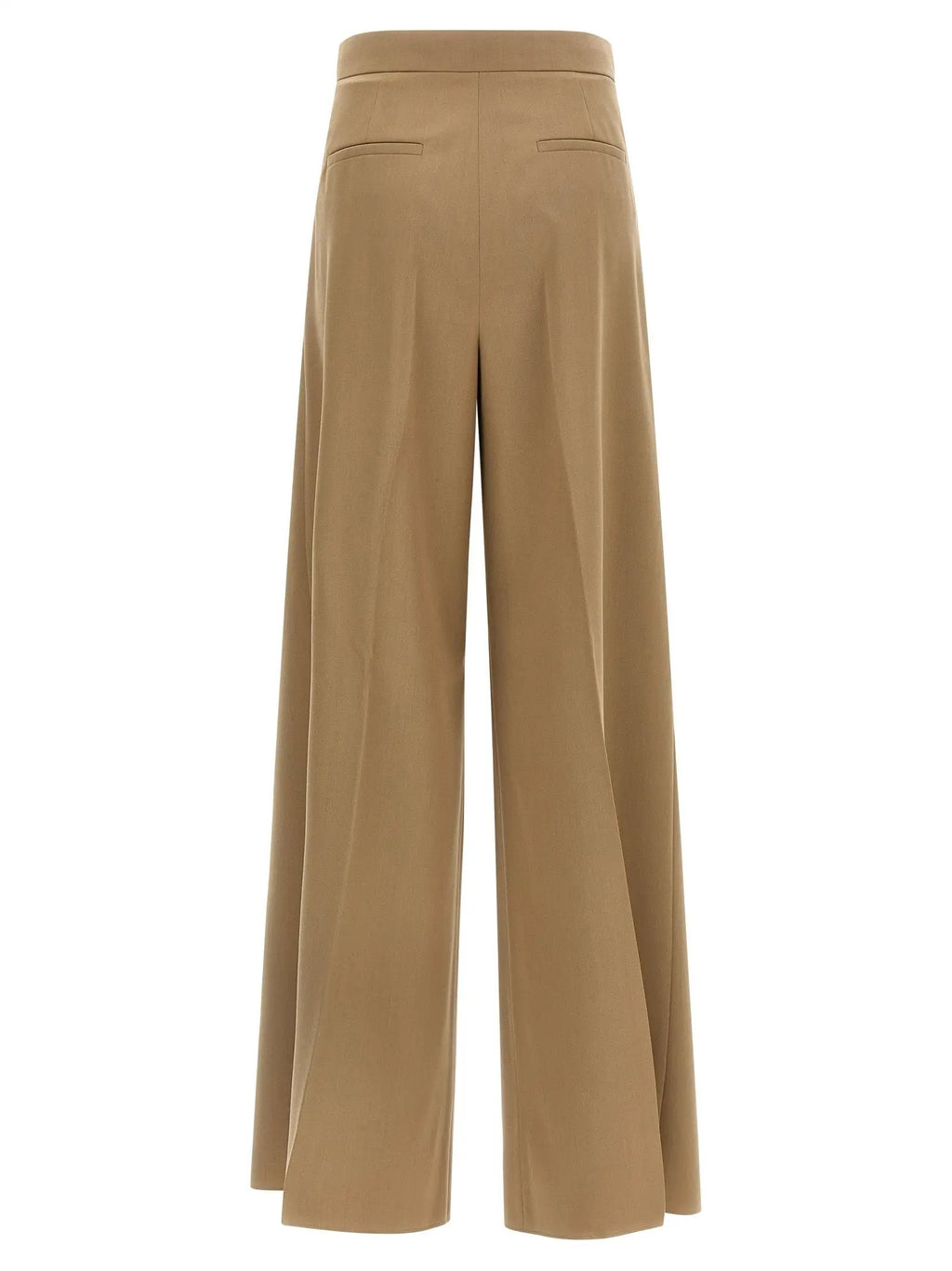 Max Mara Brown Virgin Wool Casual Pants
