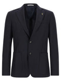 Pal Zileri Blue Wool Blazer