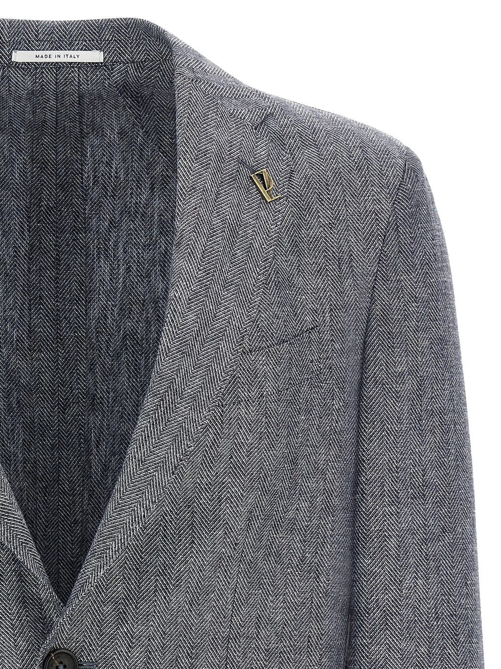 Pal Zileri Blue Linen Blazer