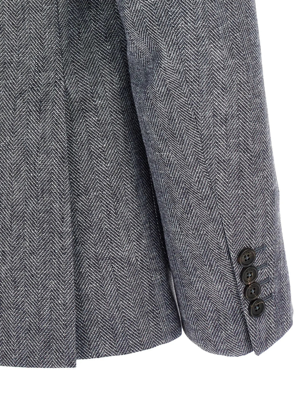 Pal Zileri Blue Linen Blazer