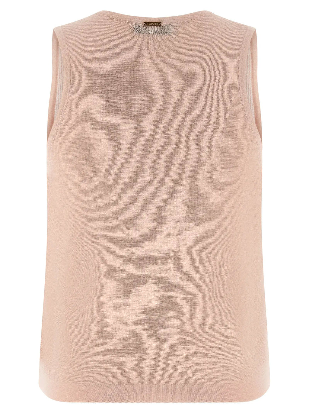 Twinset Multicolor Cotton Sleeveles T-Shirt