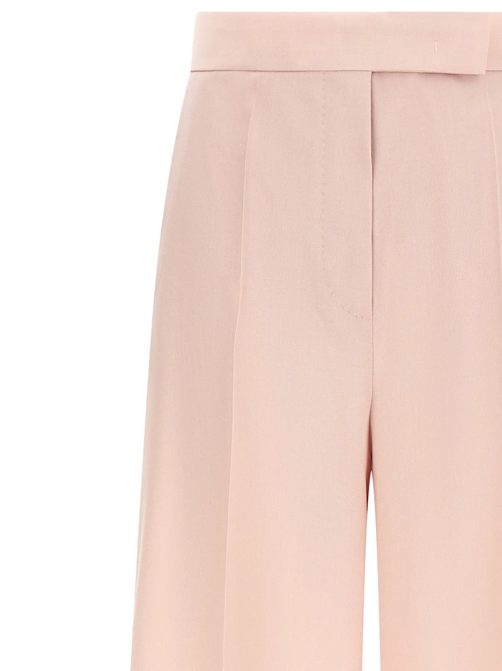 Max Mara Multicolor Virgin Wool Casual Pants