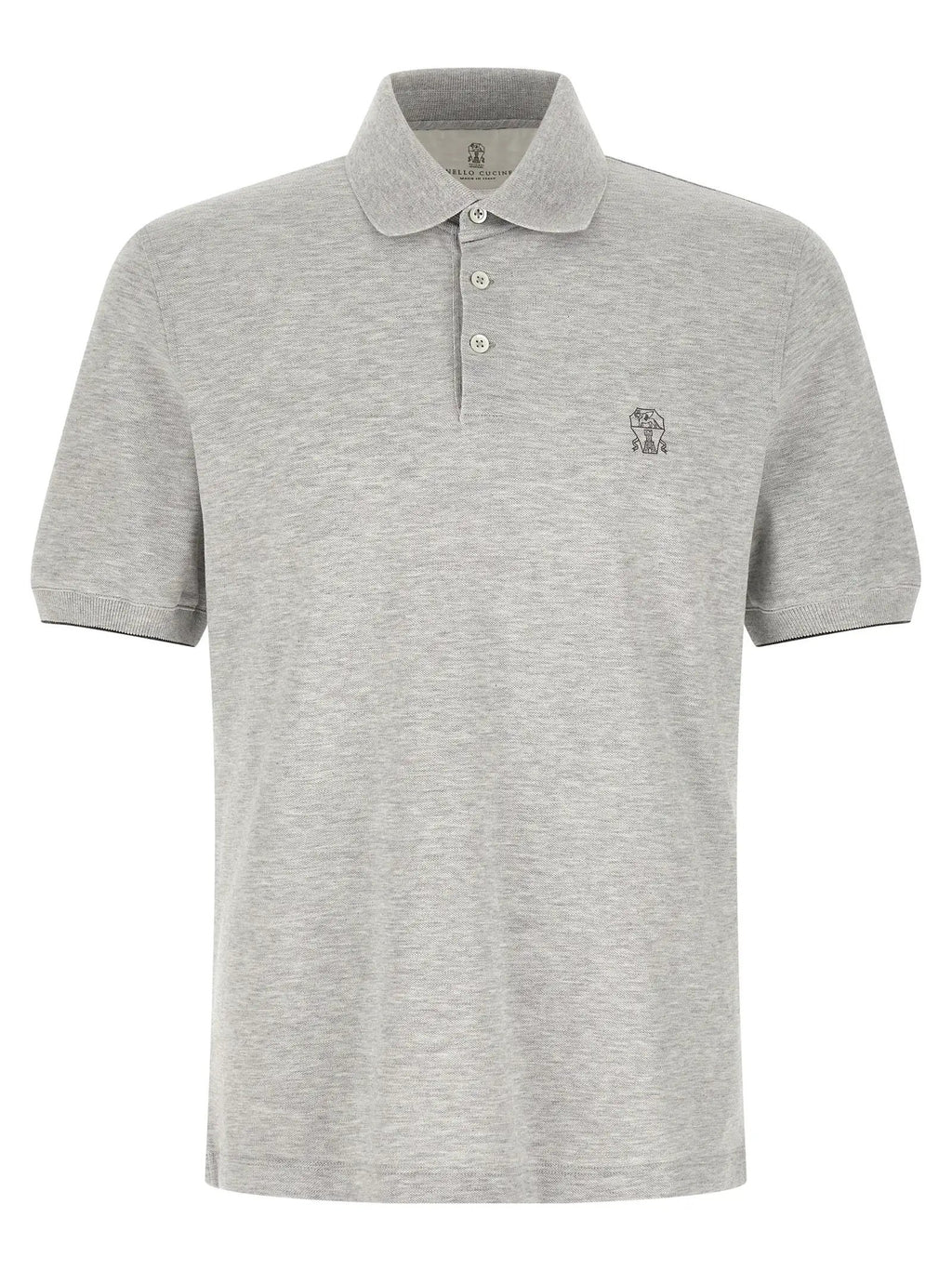 Brunello Cucinelli Polo en coton gris