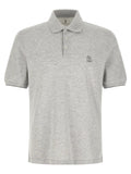 Brunello Cucinelli Polo en coton gris