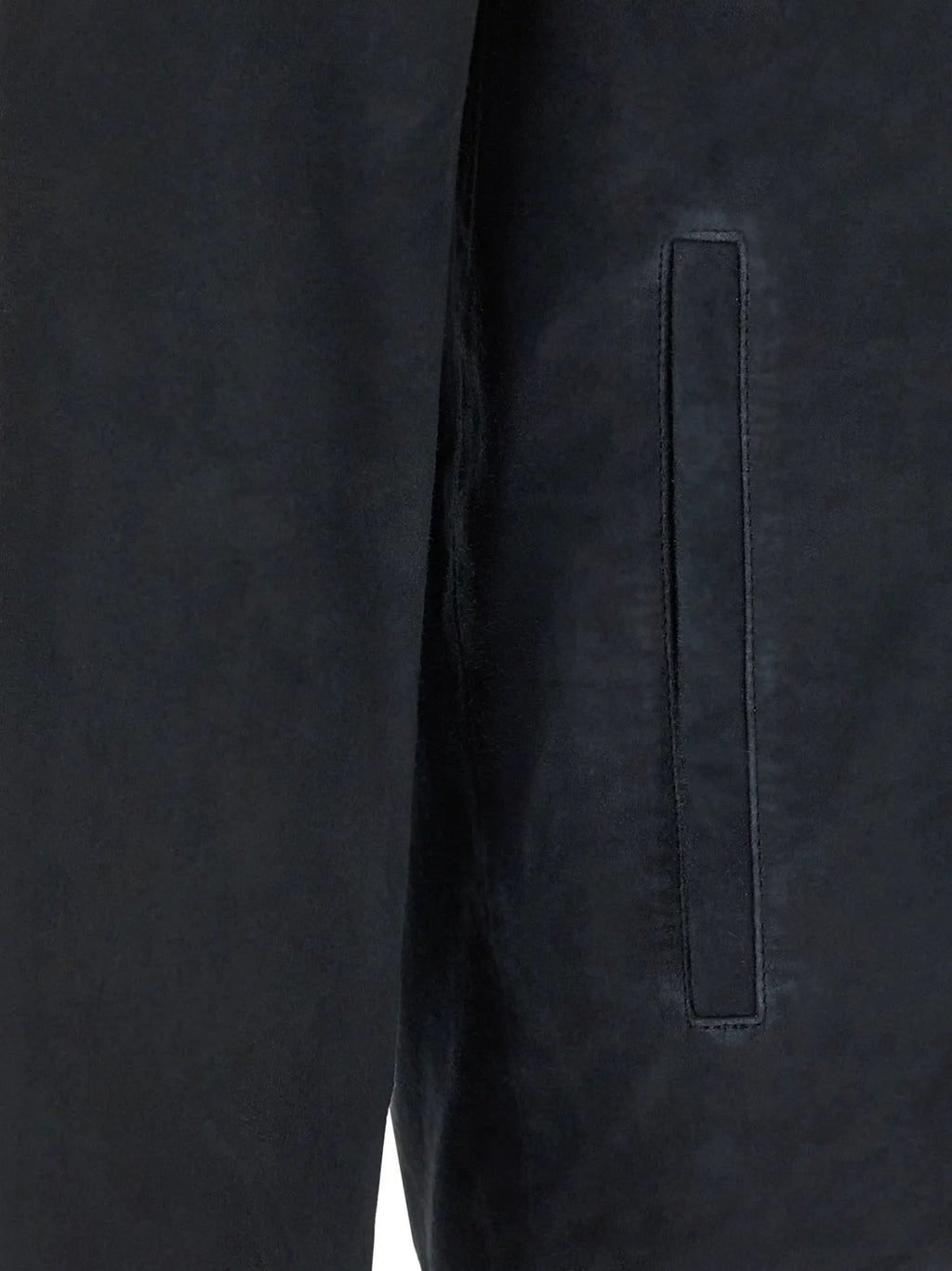 Pal Zileri Blue Leather Leather Jacket