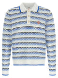 Casablanca Blue Cotton Polo Shirt