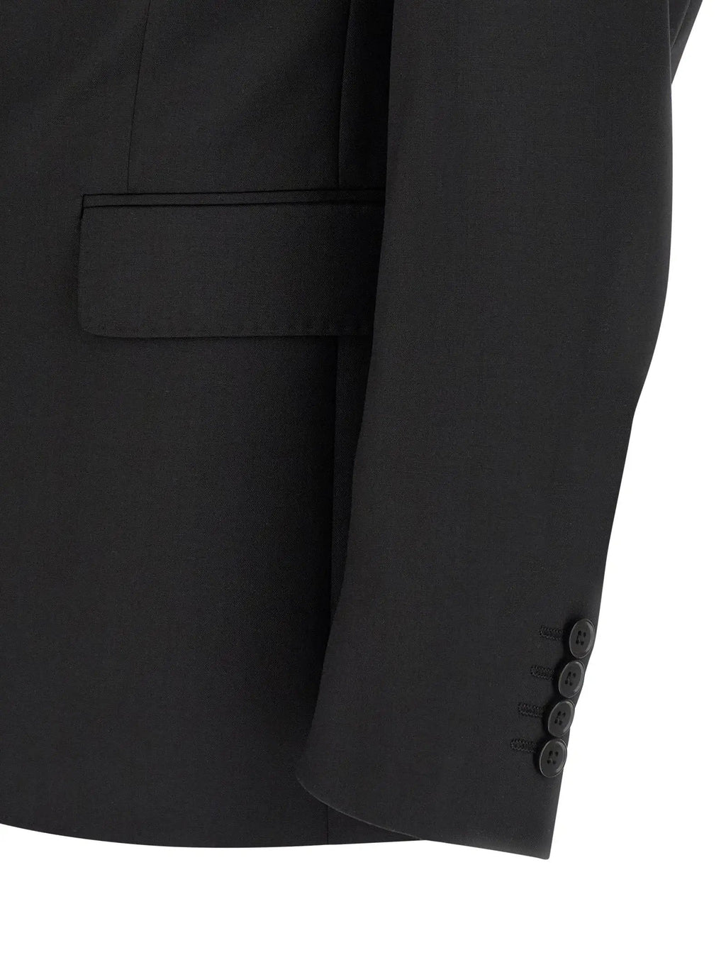 Pal Zileri Black Wool Two-Piece Suit