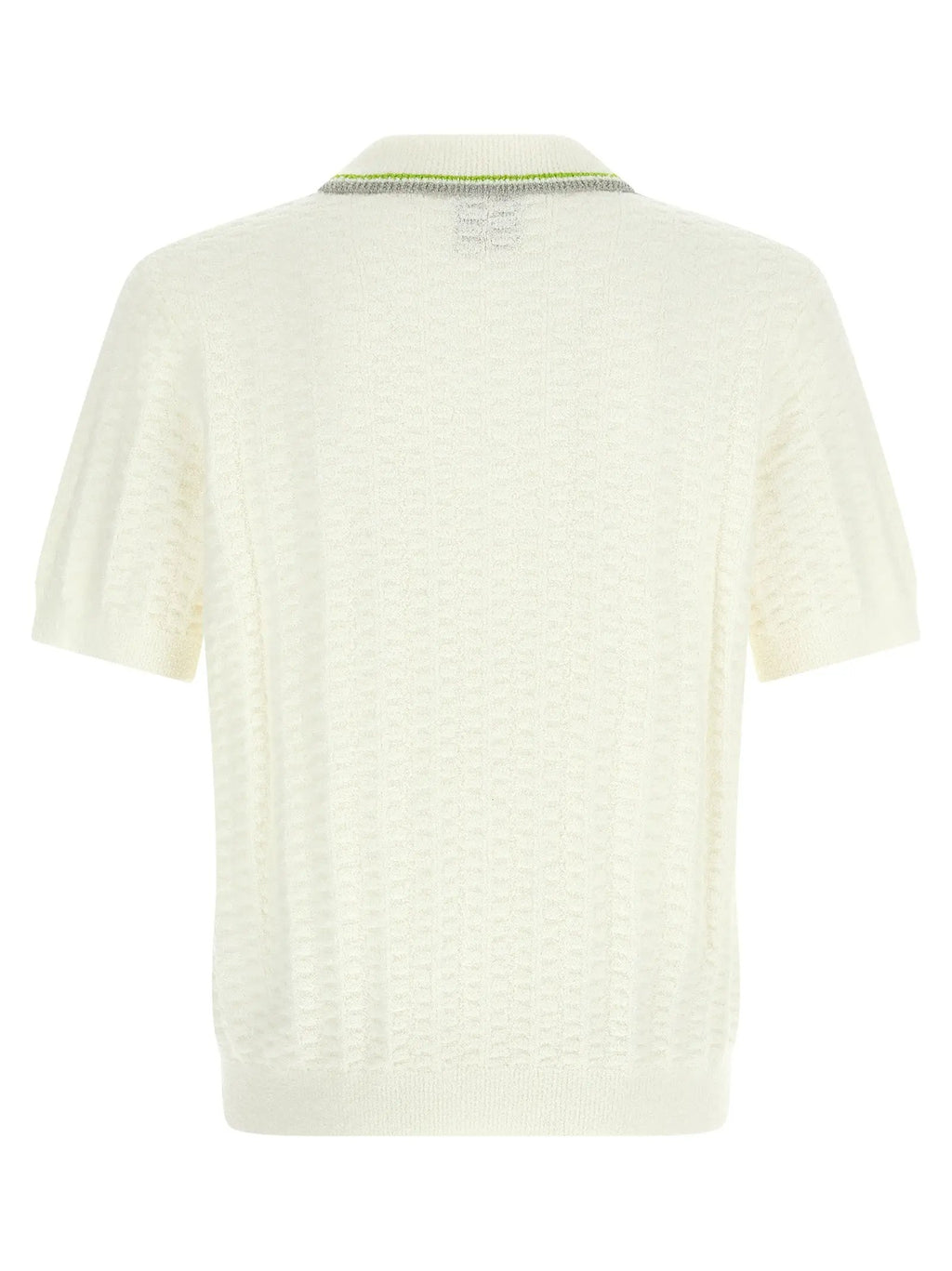 Casablanca White Cotton Polo Shirt
