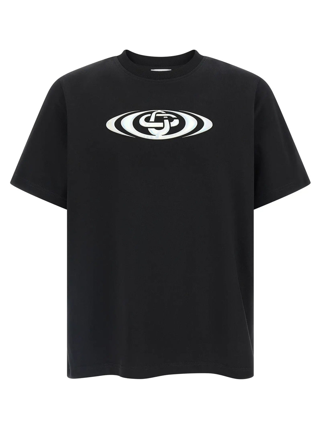 Casablanca Black Organic Cotton T-Shirt