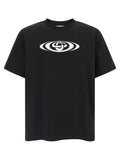 Casablanca Black Organic Cotton T-Shirt