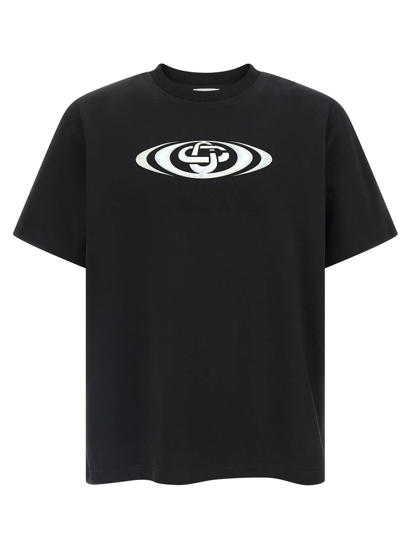Casablanca Black Organic Cotton T-Shirt
