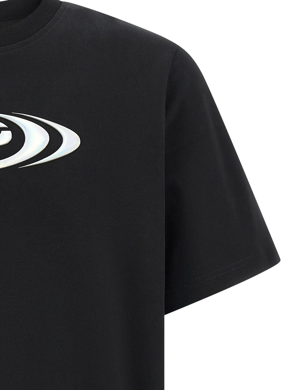 Casablanca Black Organic Cotton T-Shirt