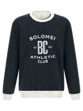 Brunello Cucinelli Blue Cotton Sweatshirt