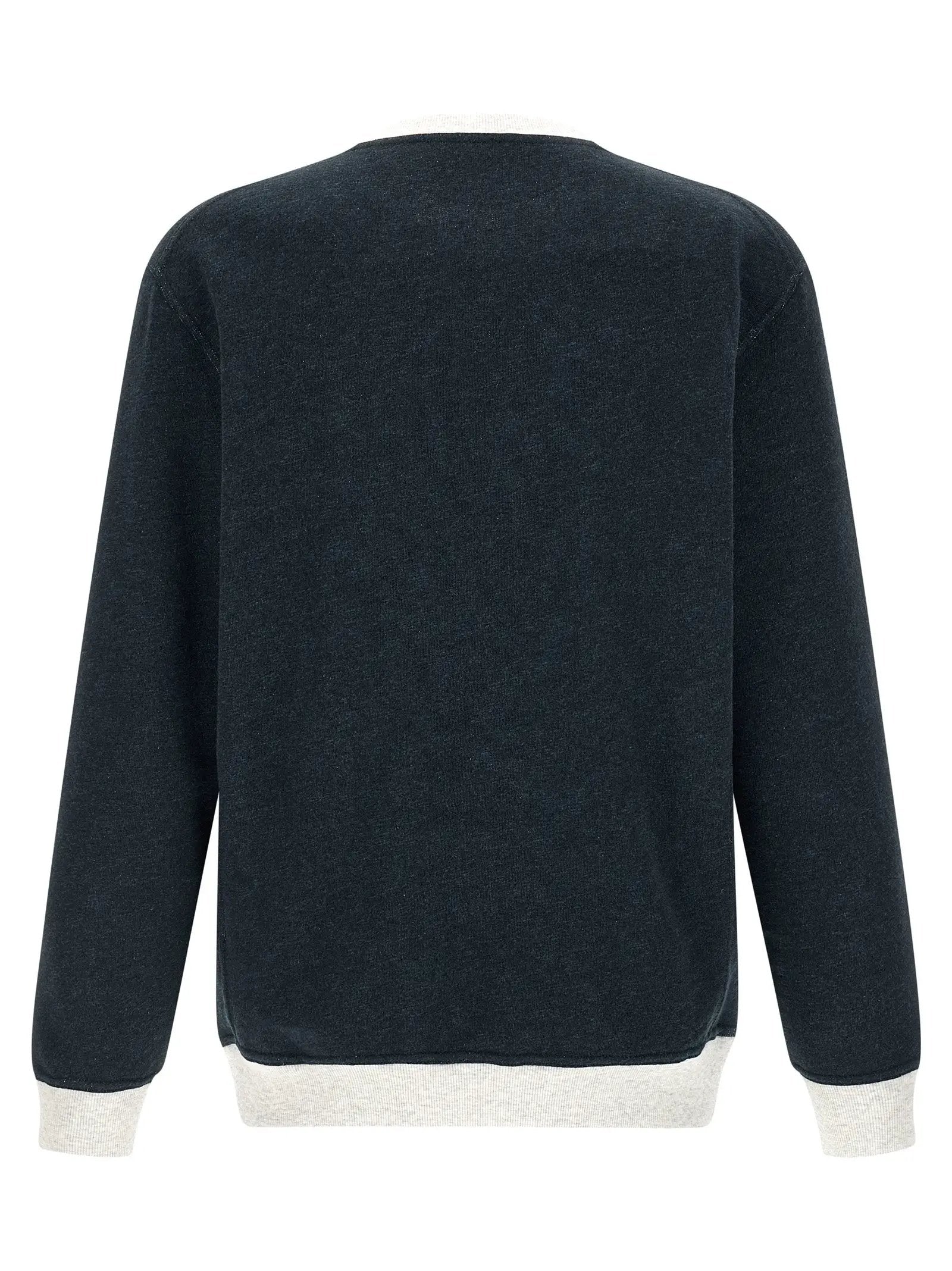 Brunello Cucinelli Blue Cotton Sweatshirt