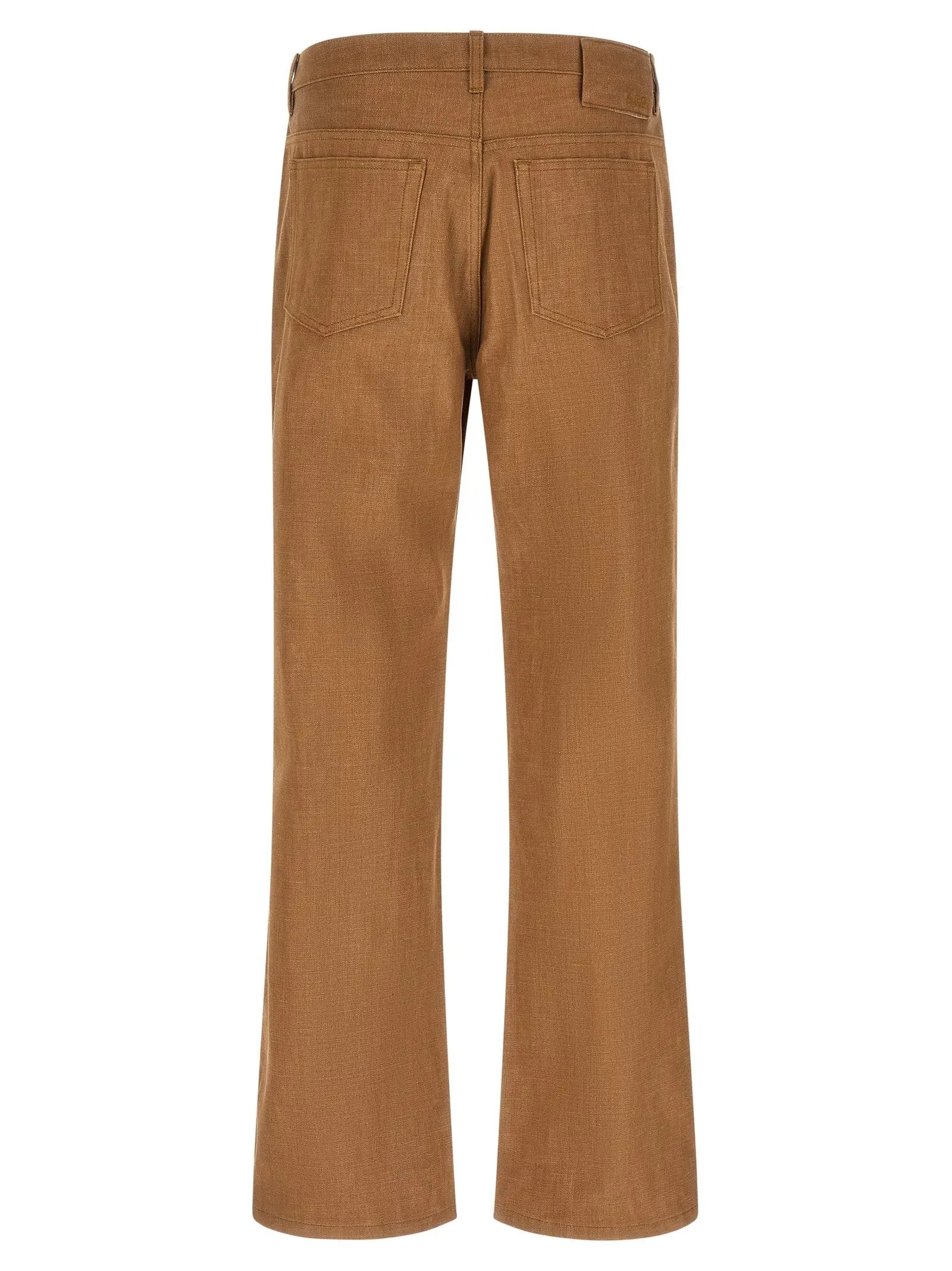 A.P.C. Brown Cotton Jeans Denim