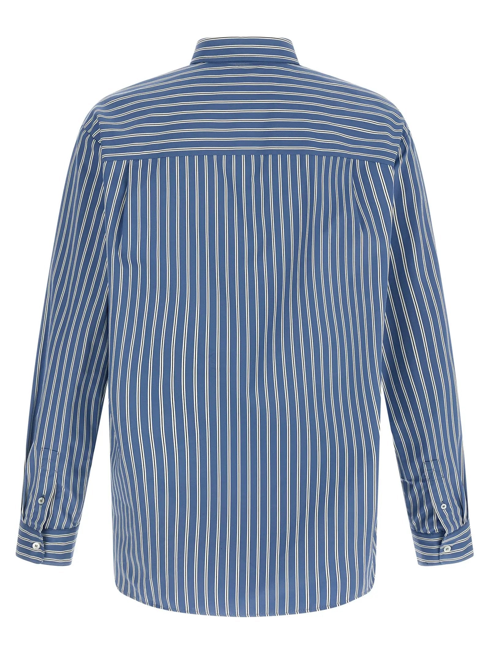 A.P.C. Blue Cotton Blouse