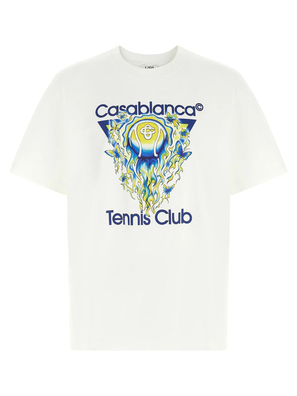 Casablanca White Organic Cotton T-Shirt