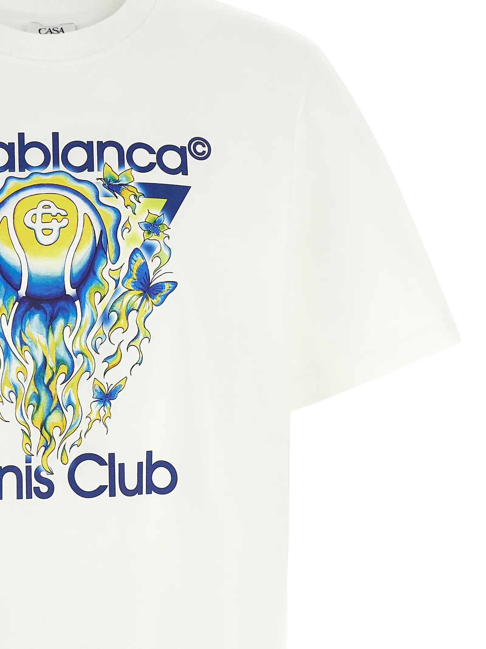 Casablanca White Organic Cotton T-Shirt