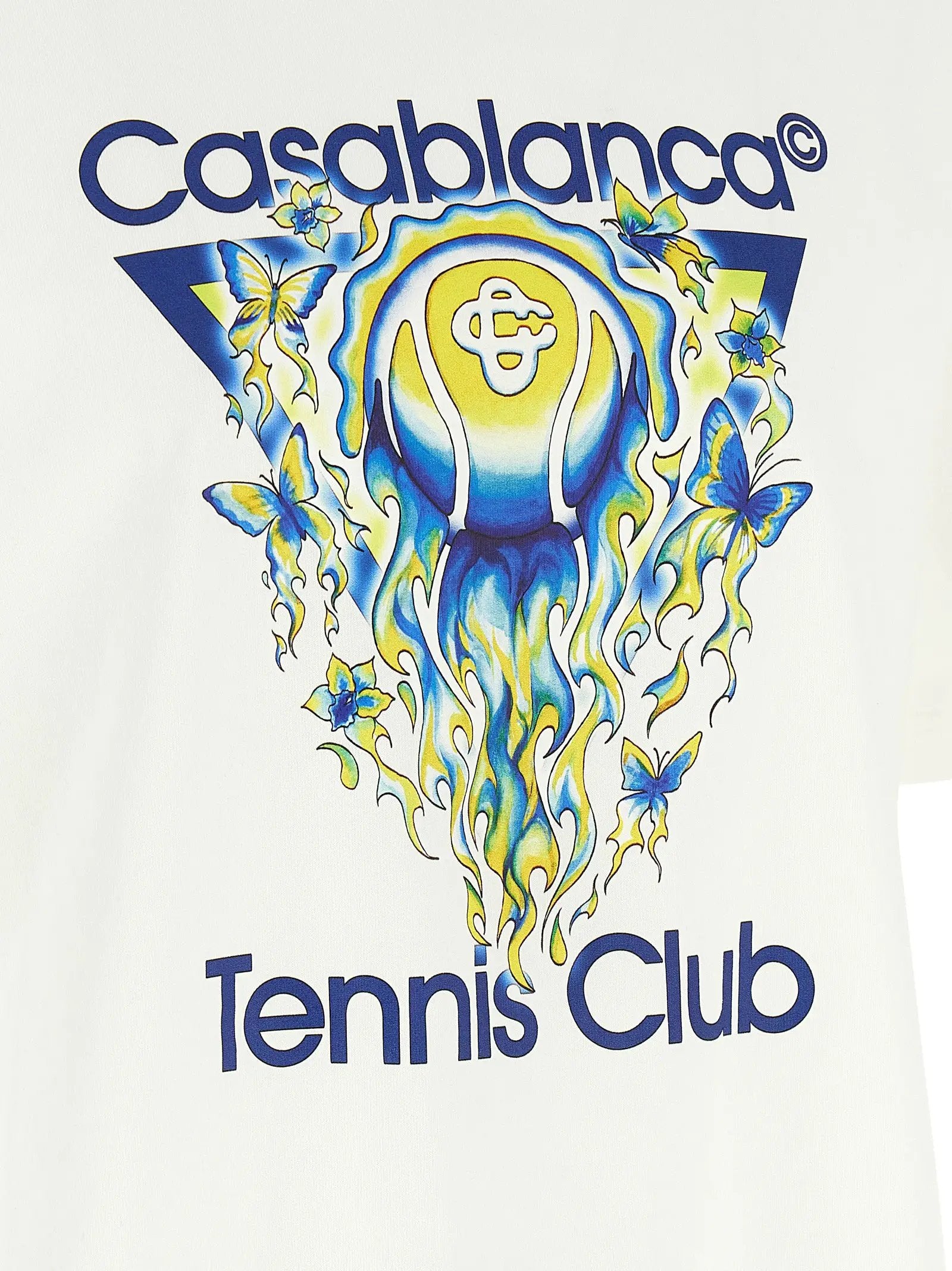 Casablanca White Organic Cotton T-Shirt