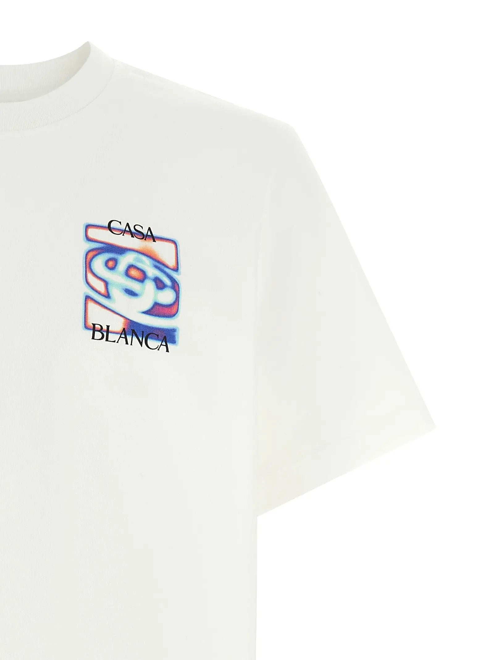 Casablanca White Organic Cotton T-Shirt