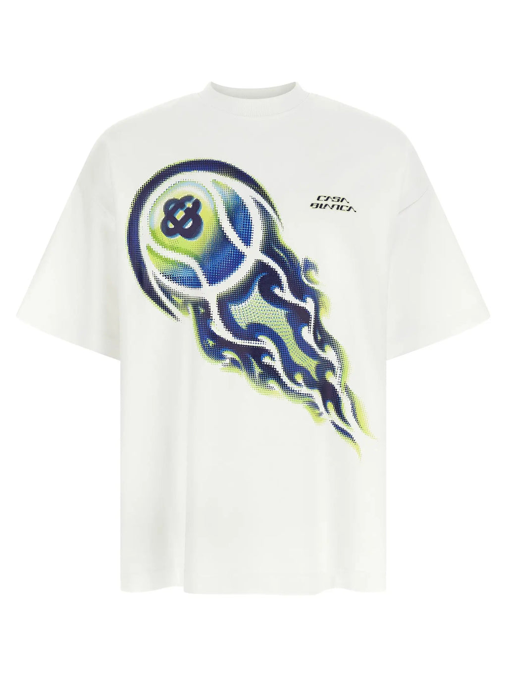Casablanca White Cotton T-Shirt
