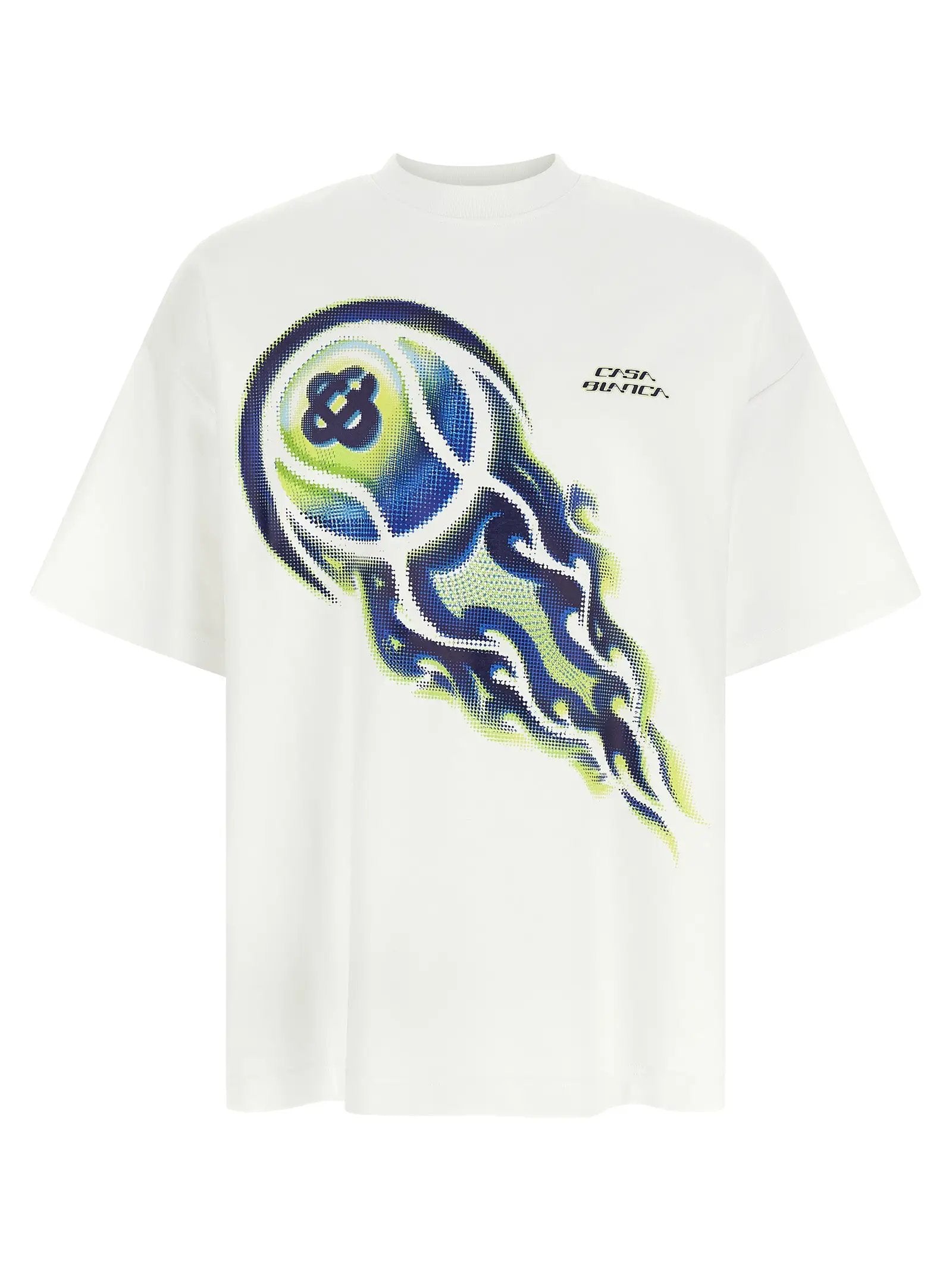 Casablanca White Cotton T-Shirt