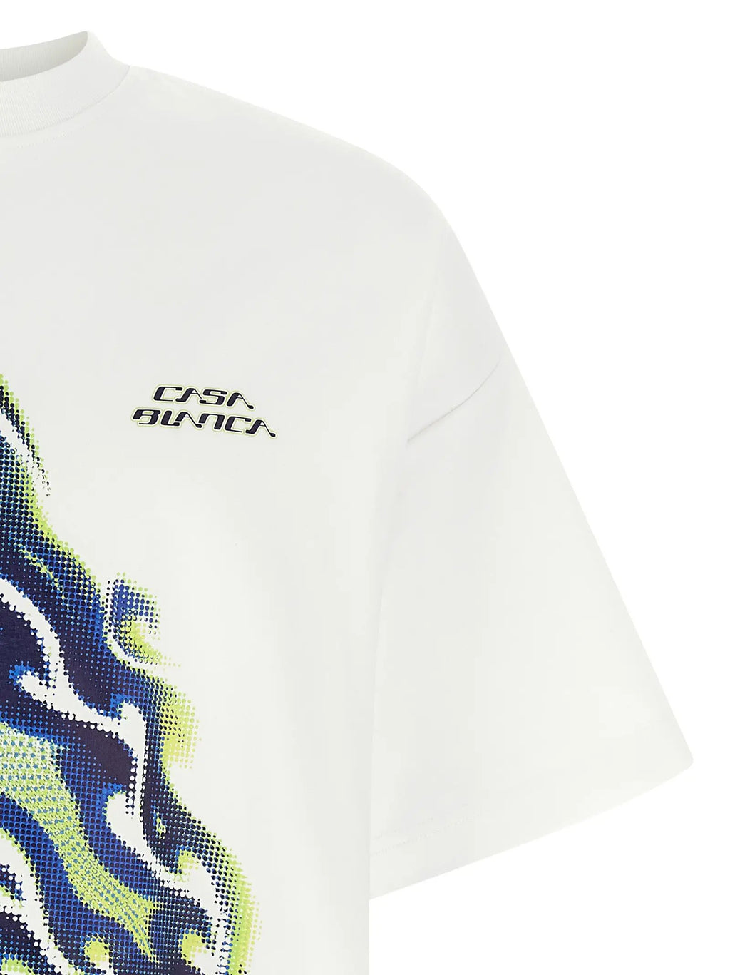 T-shirt en coton blanc Casablanca