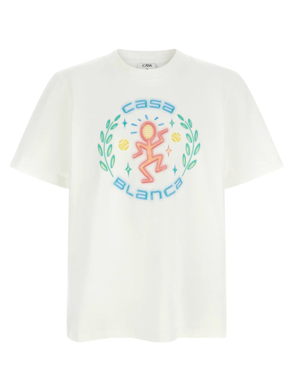 Casablanca White Organic Cotton T-Shirt