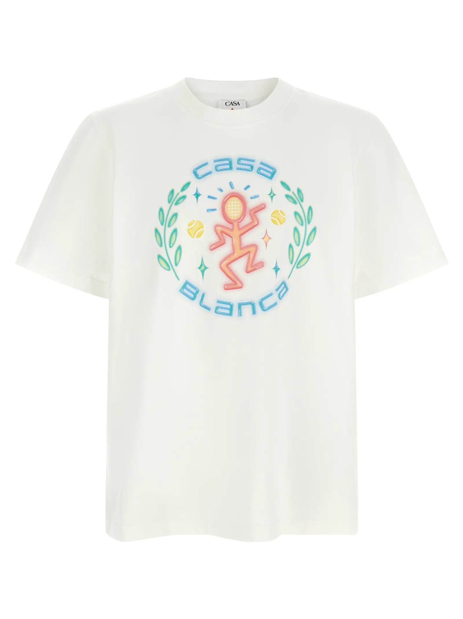 Casablanca White Organic Cotton T-Shirt
