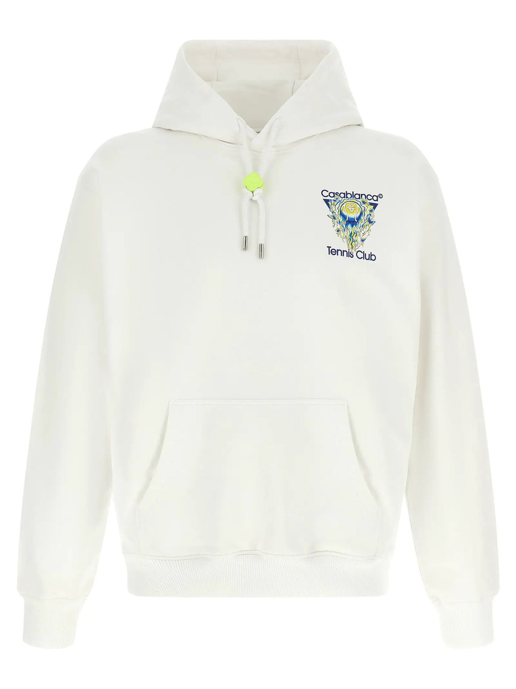 Casablanca White Organic Cotton Sweatshirt