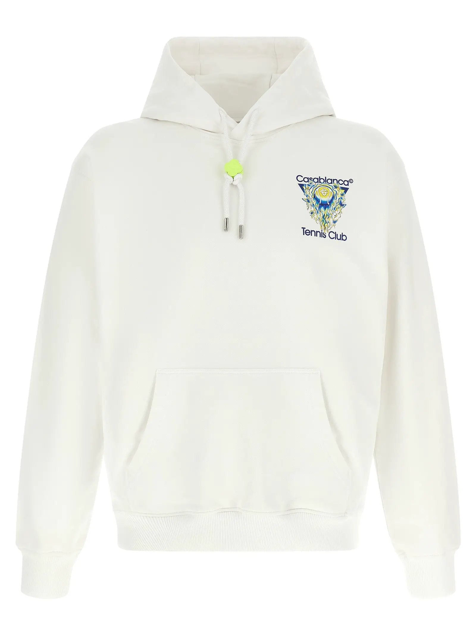 Casablanca White Organic Cotton Sweatshirt