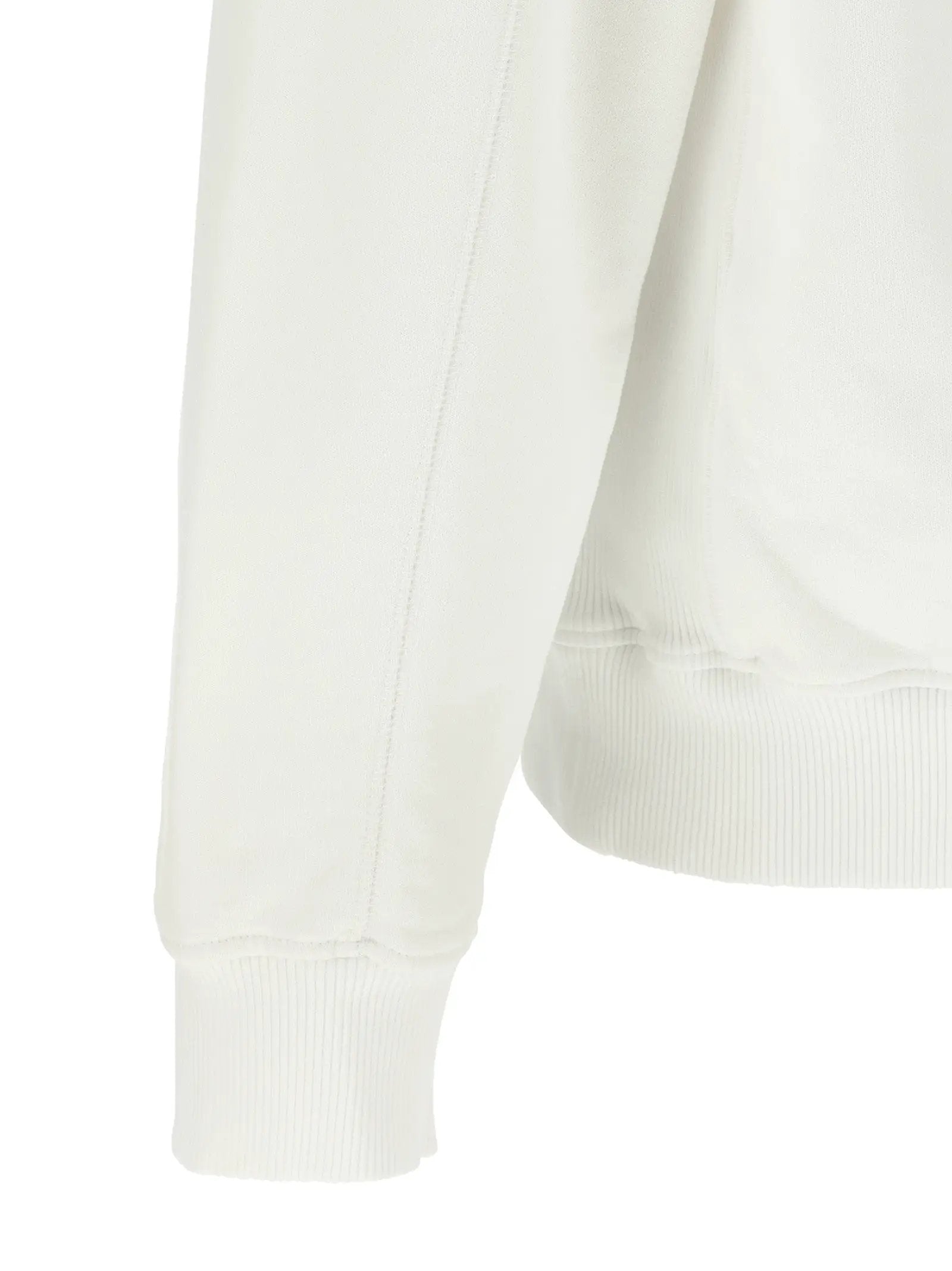 Casablanca White Organic Cotton Sweatshirt