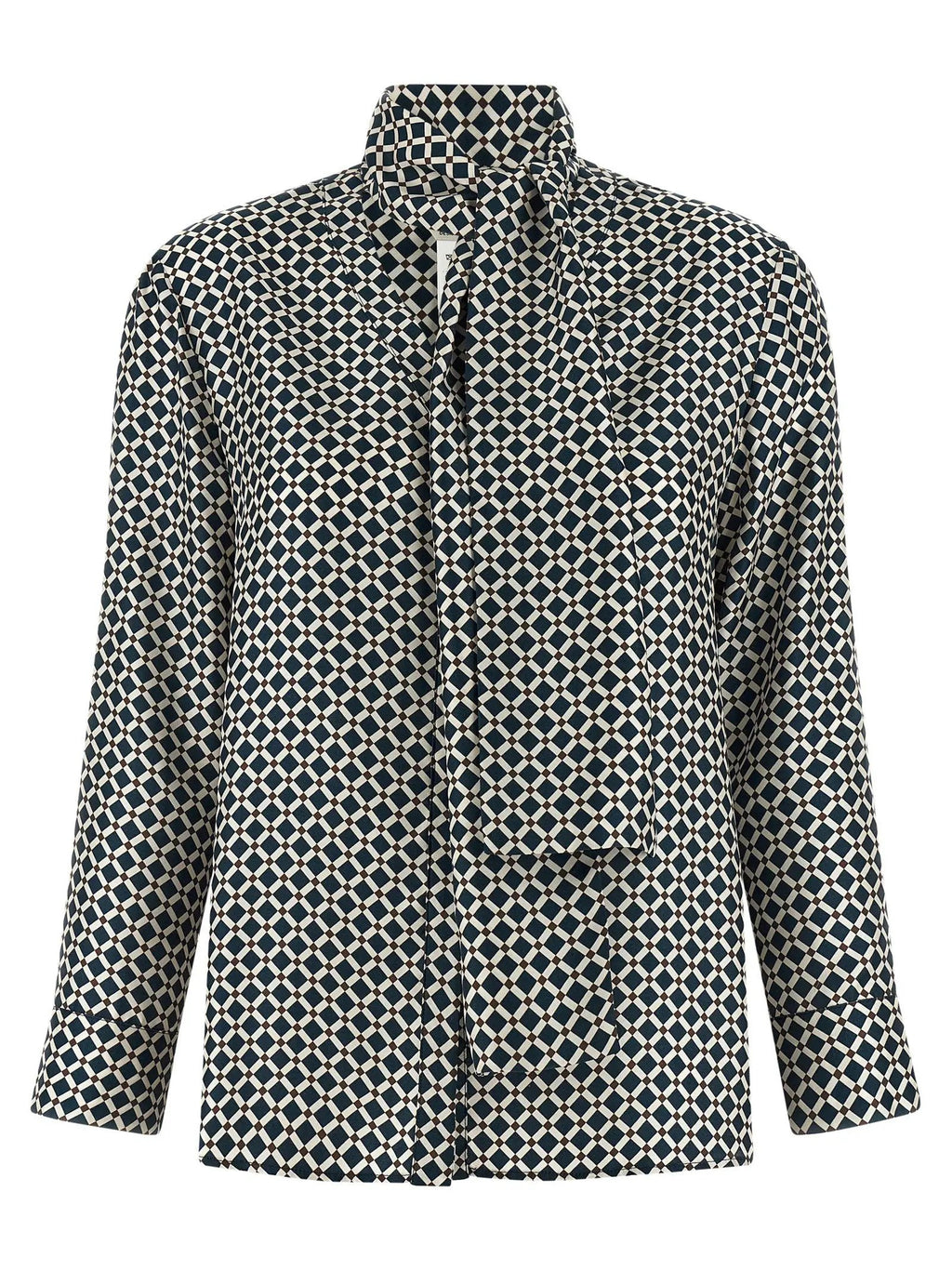 'S Max Mara Blue Silk Blouse