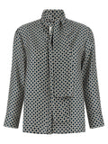 'S Max Mara Blue Silk Blouse