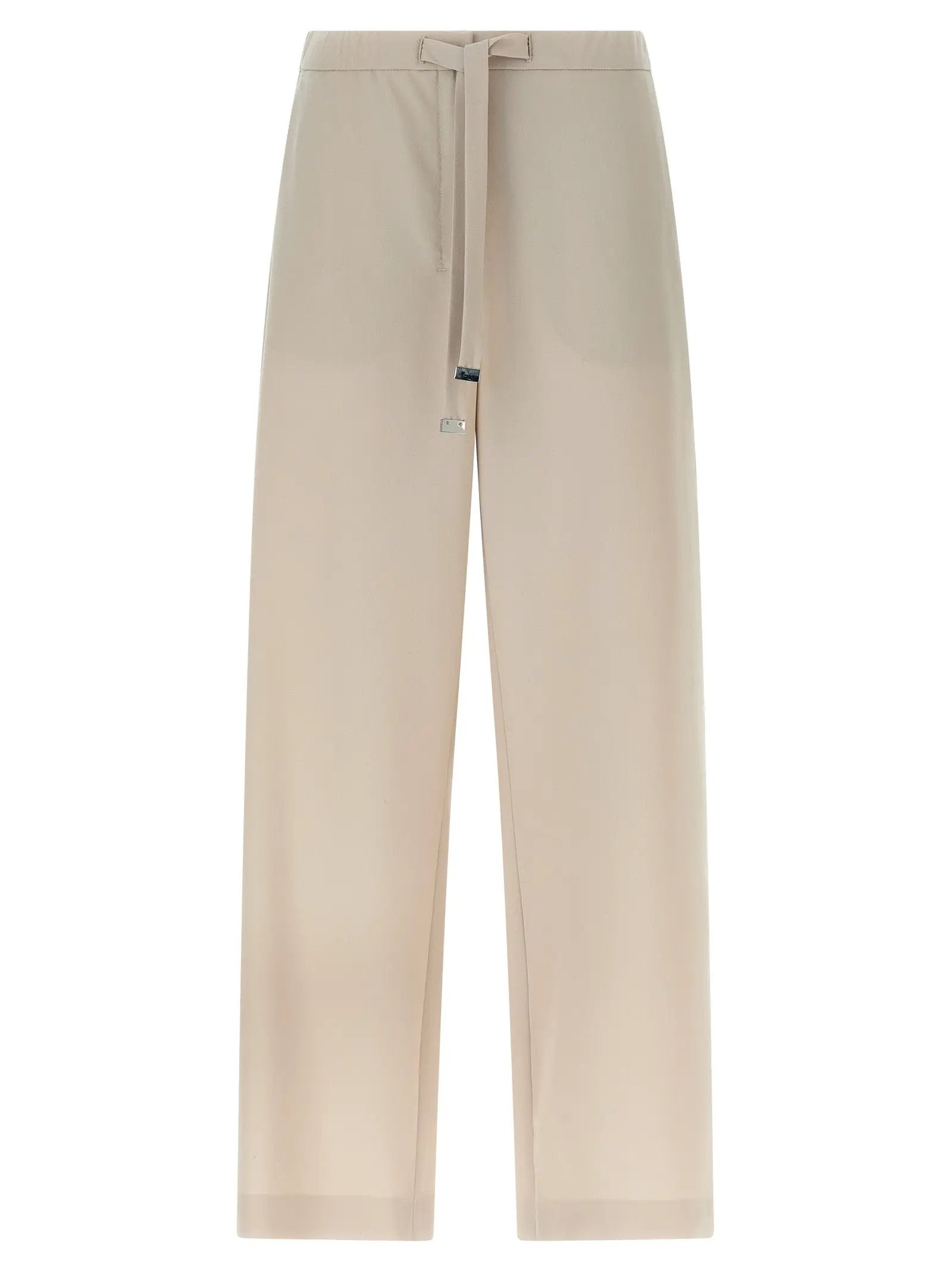 'S Max Mara Beige Virgin Wool Athletic Pants