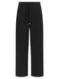 'S Max Mara Black Virgin Wool Joggers (Workout Pants)